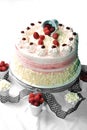 Rasberry cake Royalty Free Stock Photo