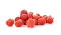 Rasberry on white background. Royalty Free Stock Photo