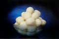 Rasgulla - an Indian sweet made from khoya, soft and spongy