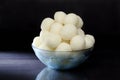 Rasgulla - an Indian sweet made from khoya, soft and spongy