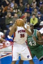 Rasheed Wallace Holds The Ball