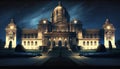 Rashtrapati Bhawan Presidential Palace indian monuments Illustration Generative AI