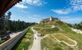 Rasnov Citadel from Brasov , Romania inside court view