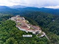 Rasnov Fortress from above Royalty Free Stock Photo