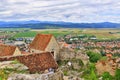 Rasnov fortress panorama Transylvania Romania
