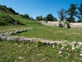 Chapel ruins inside the Rasnov citadel, Romania