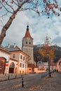 Rasnov, Romania. Brasov, culture, late autumn