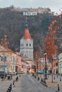 Rasnov, Romania. Brasov, culture, late autumn