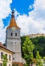 The Evangelical church in Rasnov, Transilvania, Romania