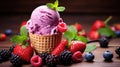 rasp berry ice cream