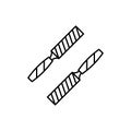 Rasp icon. Simple line, outline vector elements of construction tool icons for ui and ux, website or mobile application