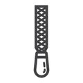 Rasp line icon, build and repair, file sign