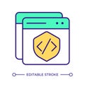 RASP RGB color icon Royalty Free Stock Photo