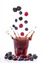 Mixed berry juice Royalty Free Stock Photo