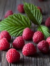 Raspberries fresh organic summer food. Healthy