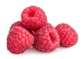 Raspberries isolated Royalty Free Stock Photo