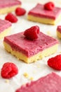Raspberry Almond Bars Royalty Free Stock Photo