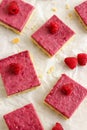 Raspberry Almond Bars Royalty Free Stock Photo