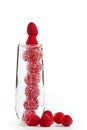 Raspberry champagne Royalty Free Stock Photo