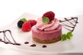 Raspberry cheesecake