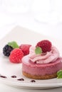 Raspberry cheesecake