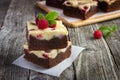Raspberry cheesecake brownies