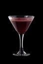 Raspberry Cosmopolitan coctail Royalty Free Stock Photo