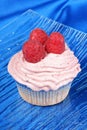 Raspberry cupcake