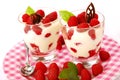 Raspberry dessert Royalty Free Stock Photo