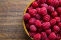 A raspberry dish VI Royalty Free Stock Photo