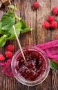 Raspberry jam Royalty Free Stock Photo