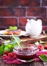 Raspberry jam Royalty Free Stock Photo