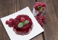 Raspberry Jello Royalty Free Stock Photo