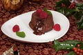 Raspberry Lava Cake