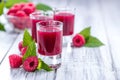 Raspberry Liqueur Royalty Free Stock Photo