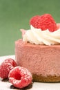 Raspberry mousse cake