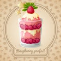 Raspberry parfait emblem