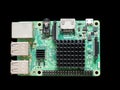 Raspberry Pi isolated on black