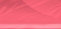 Raspberry Rose pink Color Trend 2024 Panoramic product display presentation Background