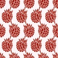 Raspberry seamless pattern