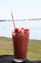 Raspberry Smoothie Royalty Free Stock Photo