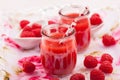 Raspberry smoothie Royalty Free Stock Photo