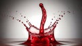 Raspberry Splash in Water Royalty Free Stock Photo