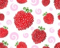 Raspberry swirl seamless
