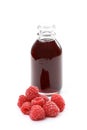 Raspberry syrup Royalty Free Stock Photo