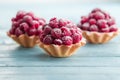 Raspberry tartlets