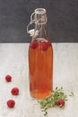 Raspberry thyme vinegar
