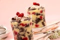 Raspberry Trifles Royalty Free Stock Photo