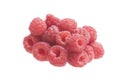 Raspberry on a white background