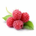 Raspberry On White Background